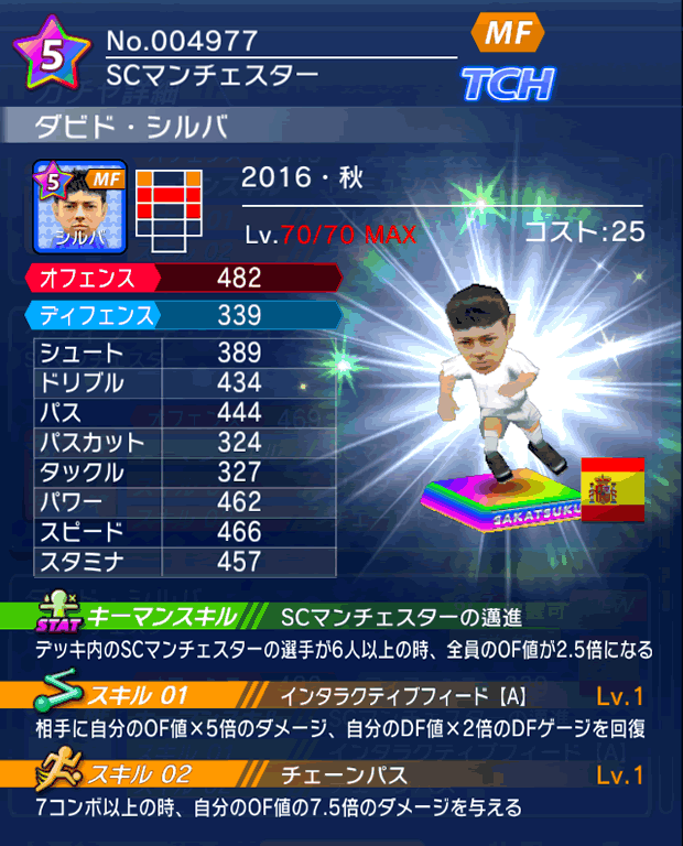 No.04977 ダビド・シルバ【16・秋】