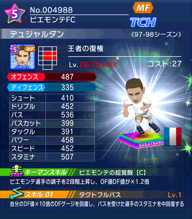 No.04988　デュジャルダン【97-98G】