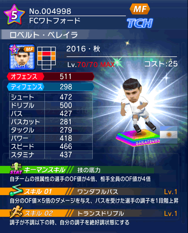 No.04998　ロベルト・ペレイラ【16・秋】