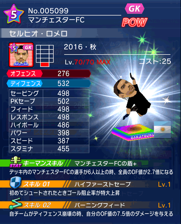 No.05099　セルヒオ・ロメロ【16・秋】