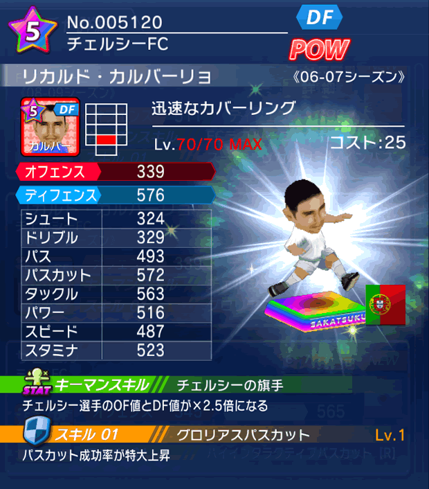 No.05120　リカルド・カルバーリョ【06-07LS】