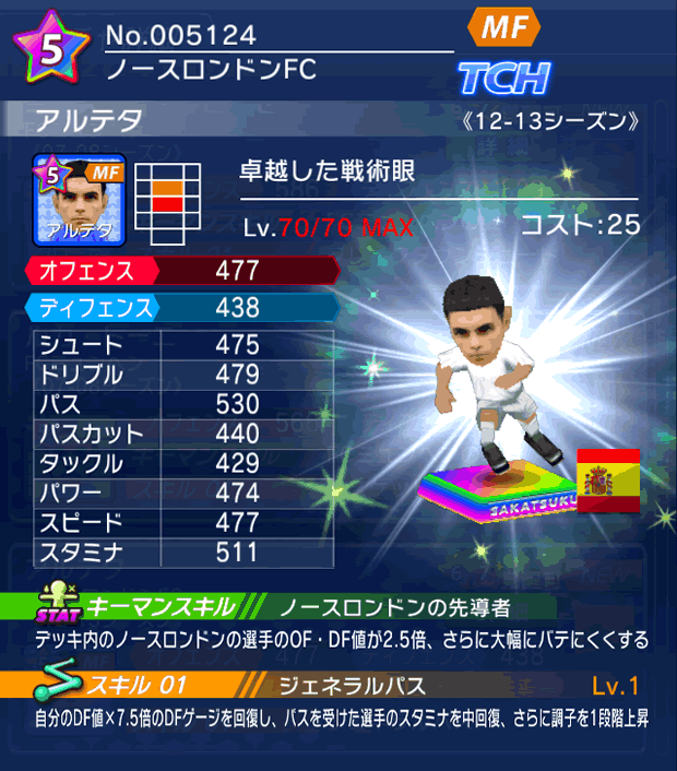 No.05124　アルテタ【12-13LS】