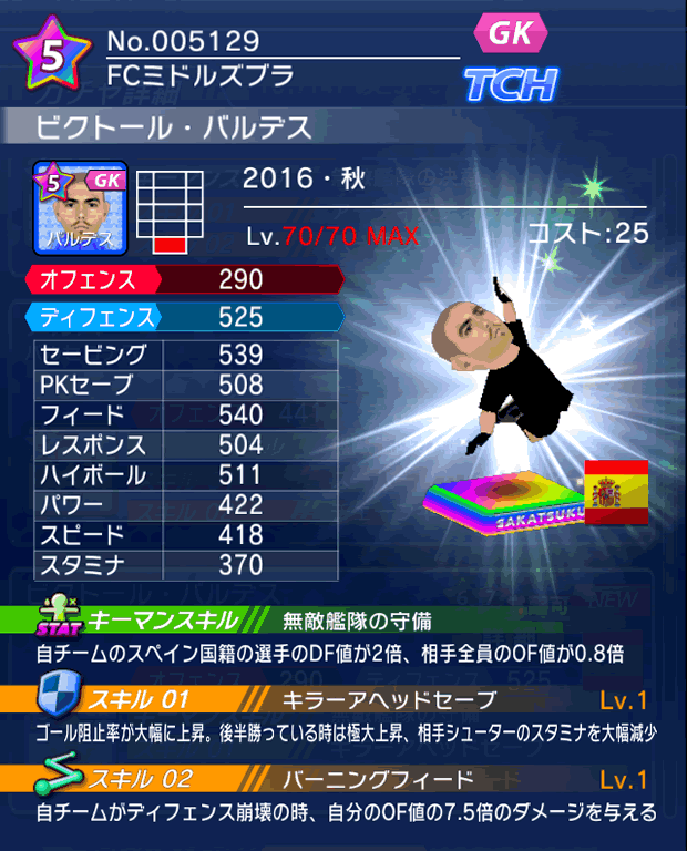 No.05129　ビクトール・バルデス【16・秋】