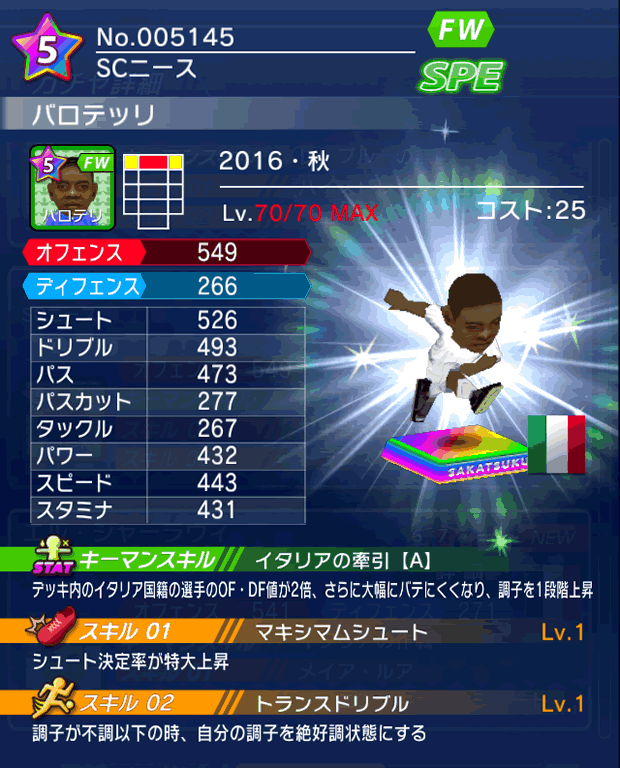 No.05145　バロテッリ【16・秋】