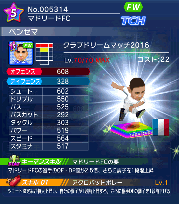 No.05314　ベンゼマ【CDM・16】