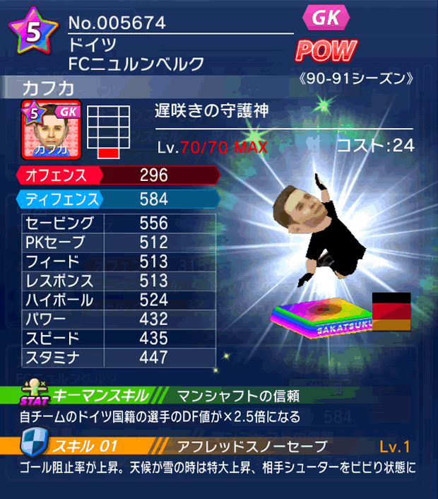 No.05674 カフカ【90-91cs】