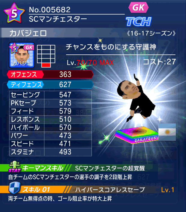 No.05682　カバジェロ【16-17】