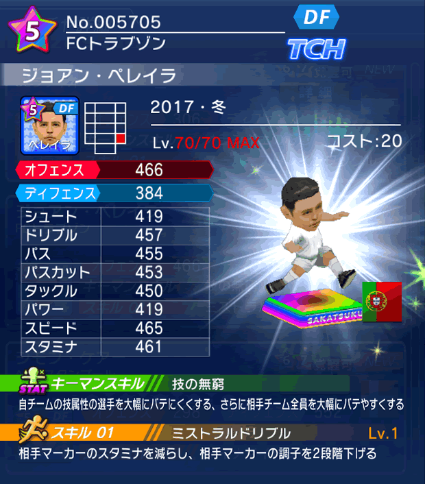 No.05705　ジョアン・ペレイラ【17・冬】