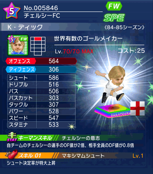 No.05846　K・ディック【84-85LL】