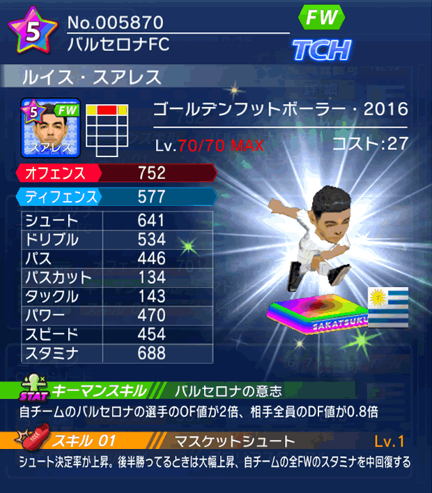 No.05870　ルイス・スアレス【GFB16】