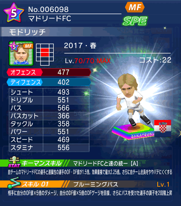 No.06098 モドリッチ【17・春】