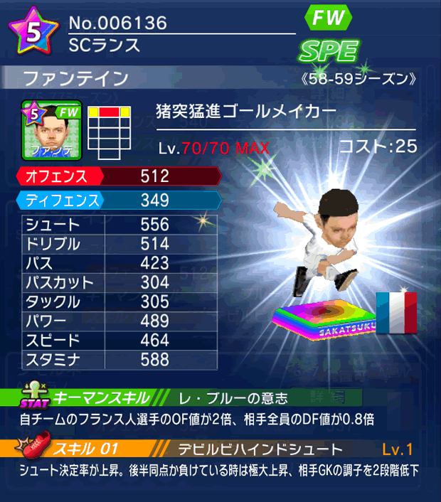 No.06136　ファンテイン【58-59LL】