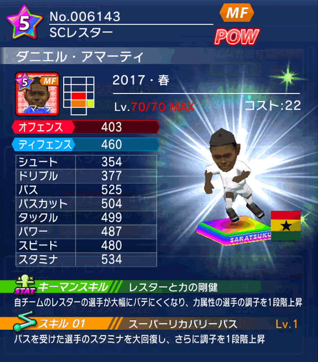 No.06143　ダニエル・アマーティ【17・春】