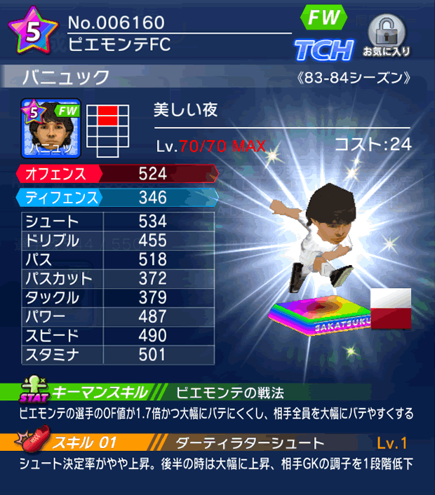 No.06160　バニュック【83-84cs】