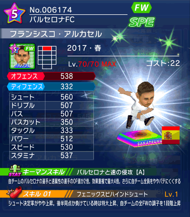 No.06174　フランシスコ・アルカセル【17・春】