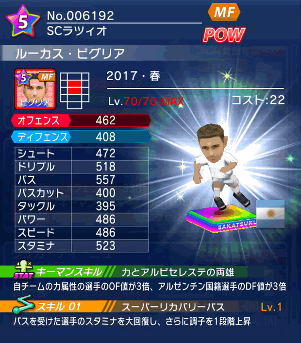 No.06192　ルーカス・ビグリア【17・春】