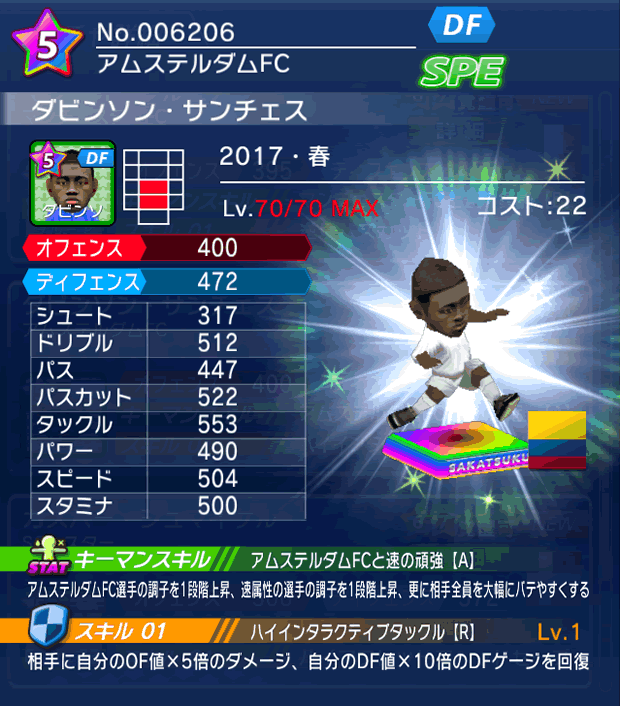 No.06206 ダビンソン・サンチェス【17・春】