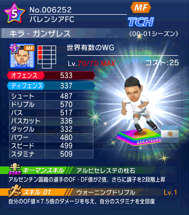 No.06252　キラ・ガンザレス【00-01LL】