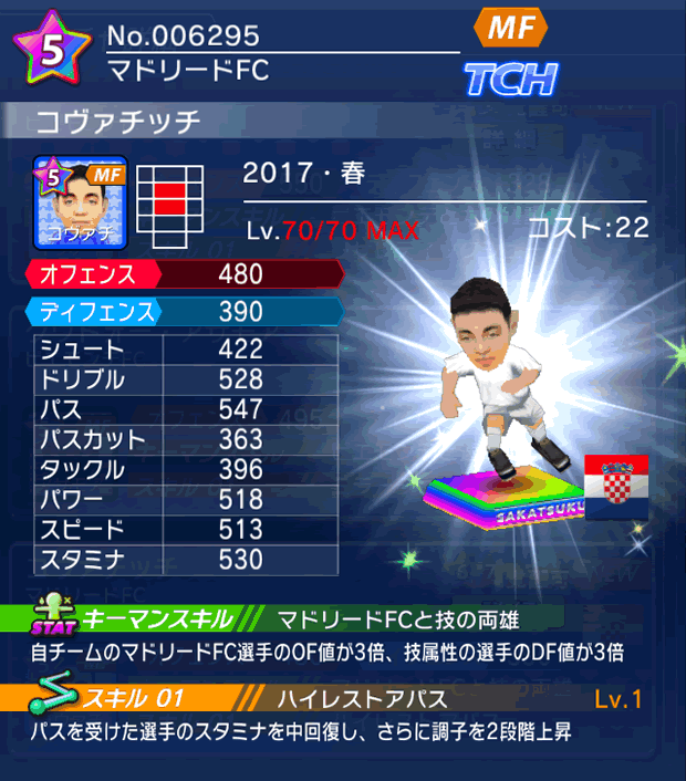 No.06295　コヴァチッチ【17・春】