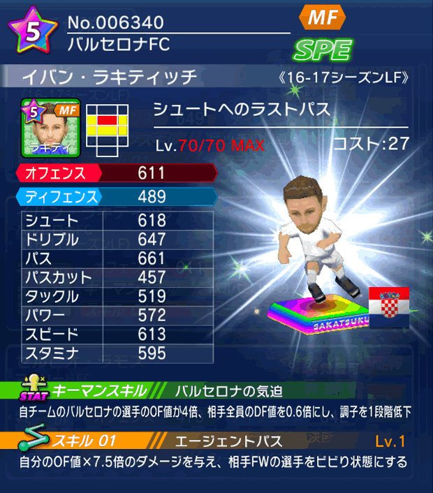 No.06340 イバン・ラキティッチ【16-17LF】