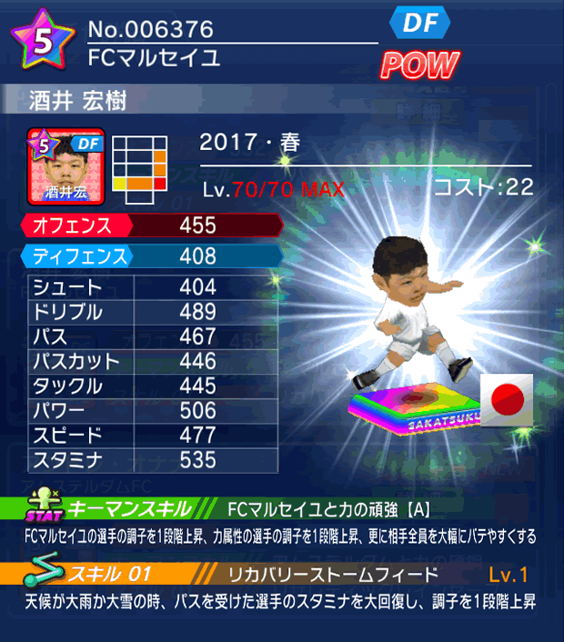 No.06376 酒井宏樹【17・春】