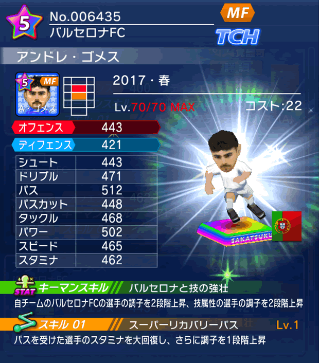 No.06435 アンドレ・ゴメス【17・春】