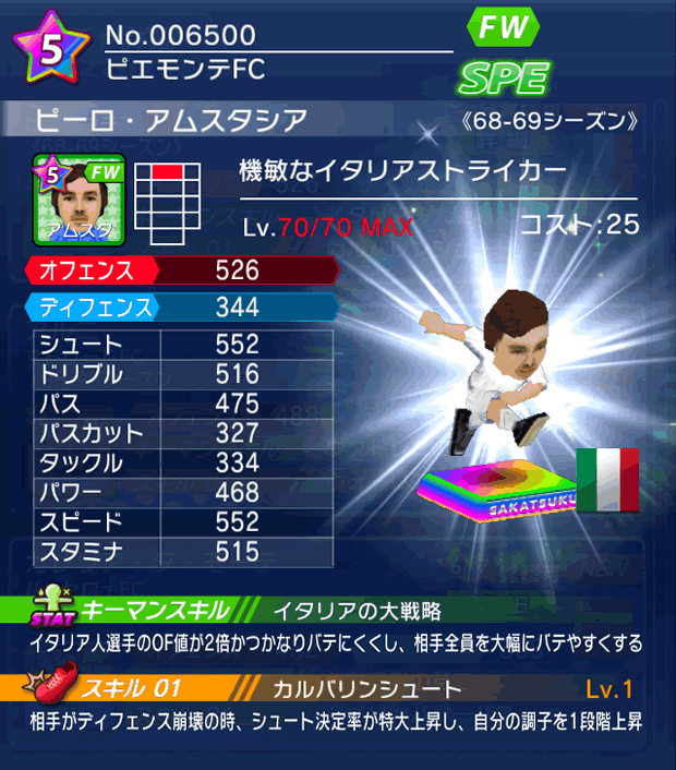 No.06500 ピーロ・アムスタシア【68-69LL】