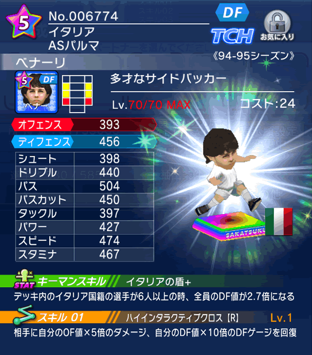 No.06774　ベナーリ【94-95lg】