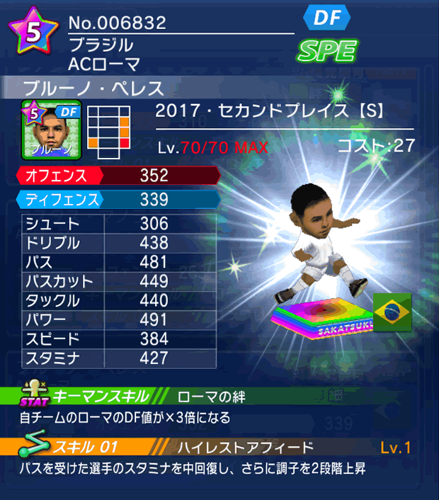 No.06832　ブルーノ・ペレス【17・spS】