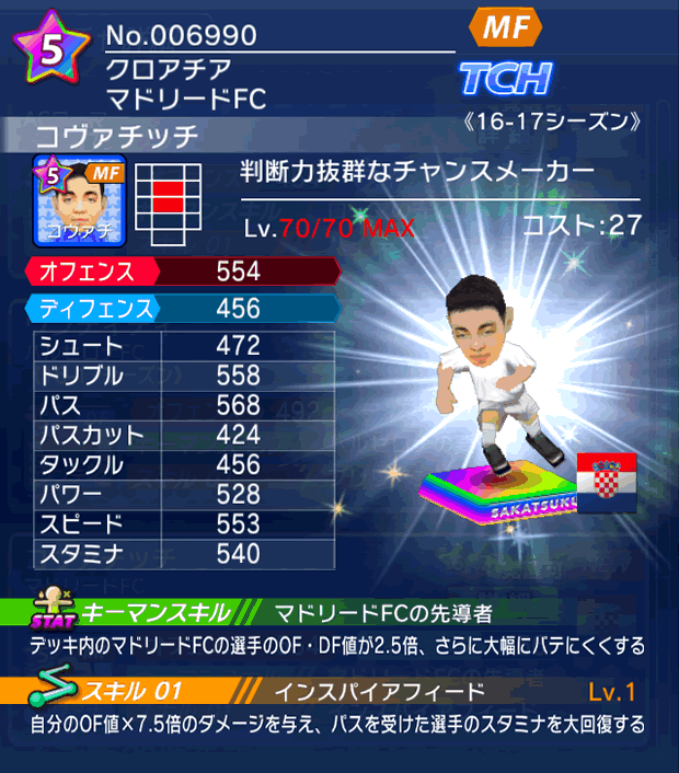 No.06990 コヴァチッチ【16-17】