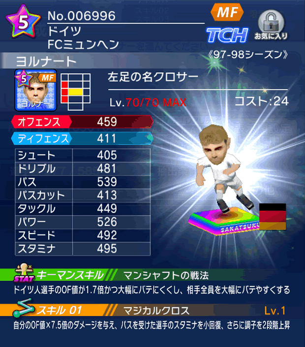 No.06996　ヨルナート【97-98cs】