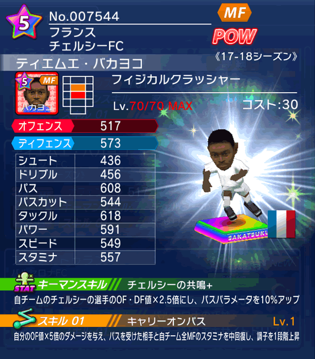 No.07544　ティエムエ・バカヨコ【17-18】