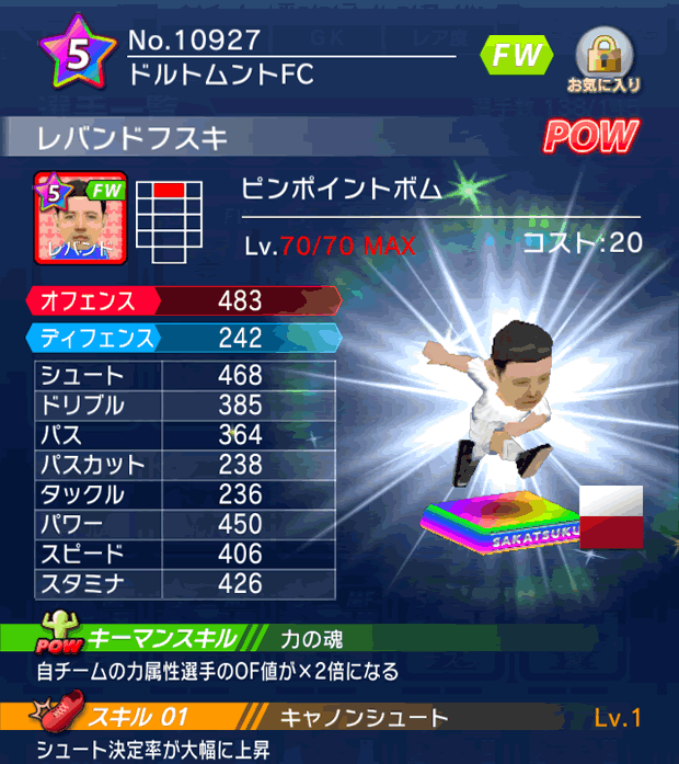 No.10927　レバンドフスキ