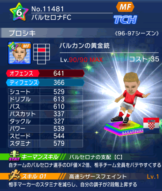 No.11481 プロシキ【96-97cs】