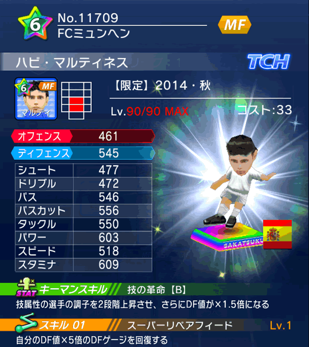 No.11709　ハビ・マルティネス【14・秋】