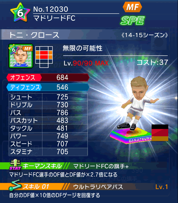 No.12030　トニ・クロース【14-15】