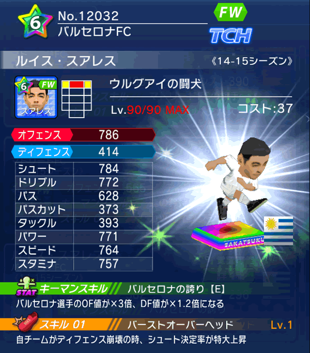 No.12032 ルイス・スアレス【14-15】