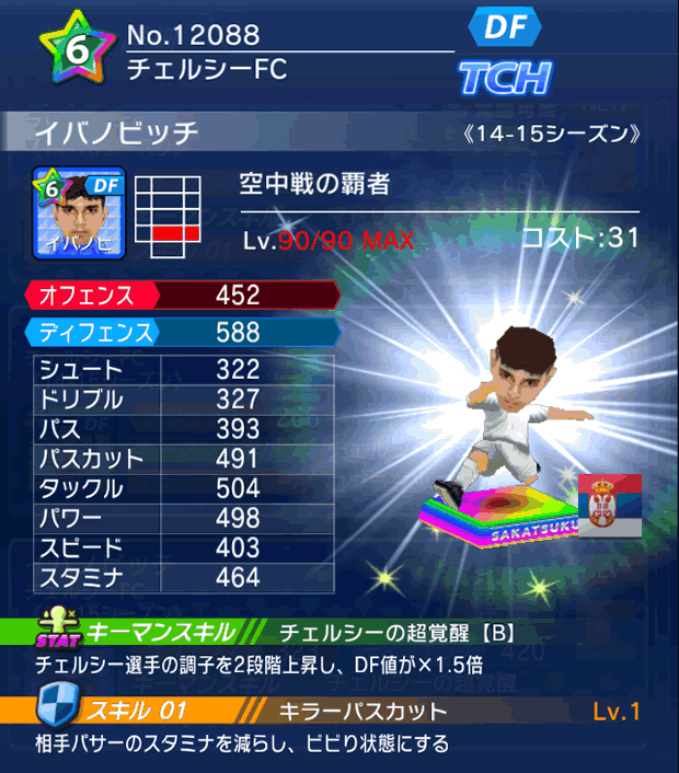 No.12088　イバノビッチ【14-15】