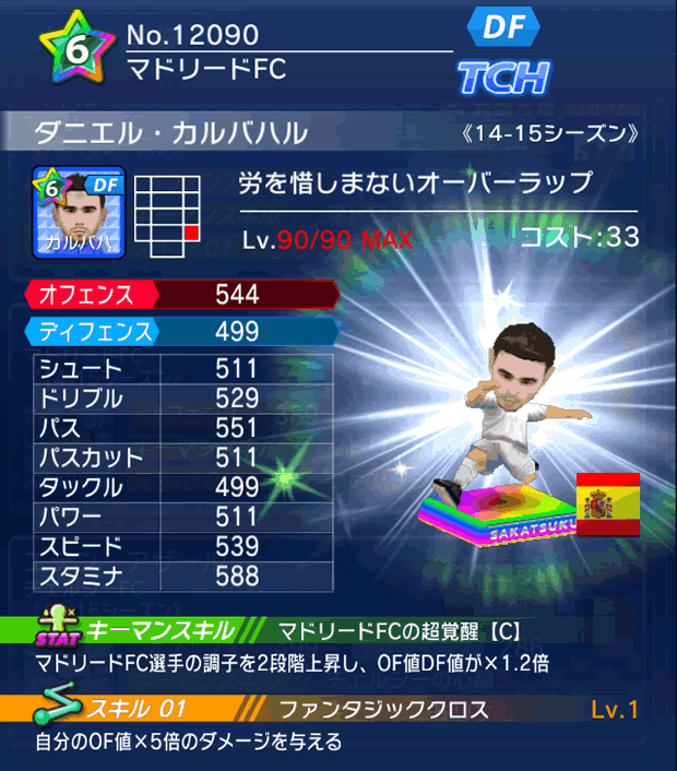 No.12090　ダニエル・カルバハル【14-15】