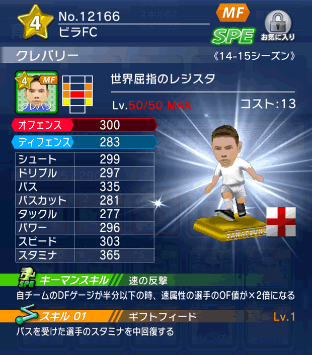 No.12166　クレバリー【14-15】