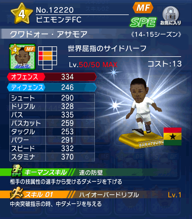 No.12220　クワドォー・アサモア【14-15】