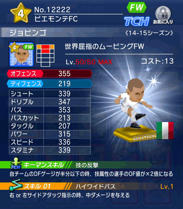 No.12222　ジョビンゴ【14-15】