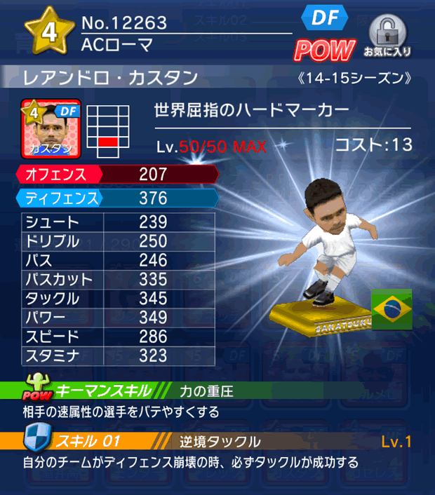 No.12263 レアンドロ・カスタン【14-15】