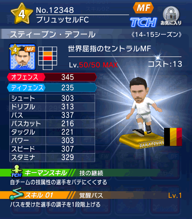 No.12348　スティーブン・デフール【14-15】