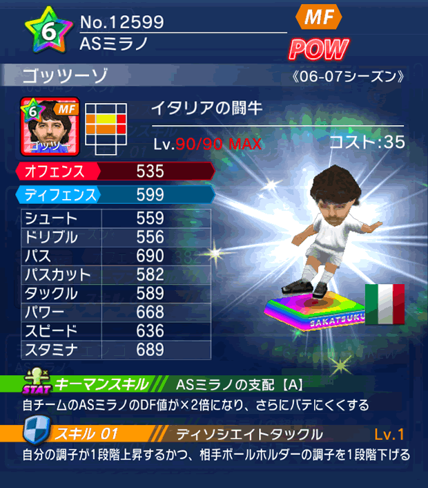 No.12599　ゴッツーゾ【06-07LL】