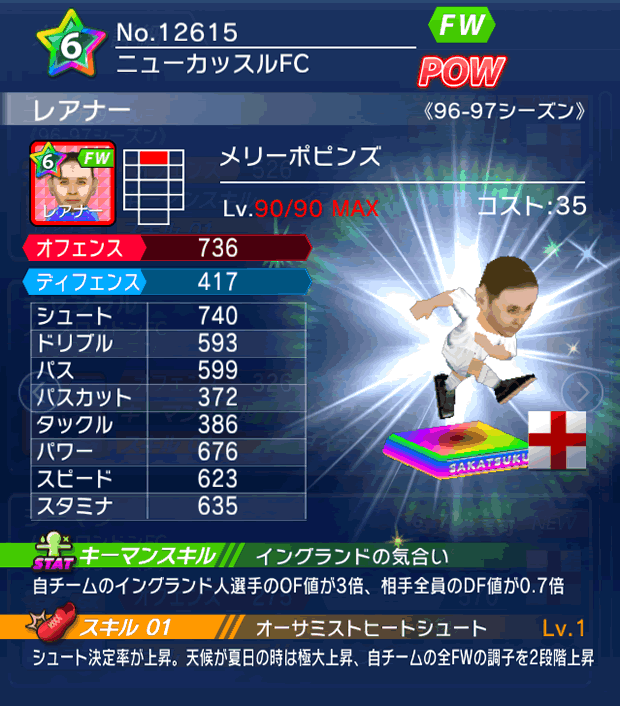 No.12615　レアナー【96-97LL】