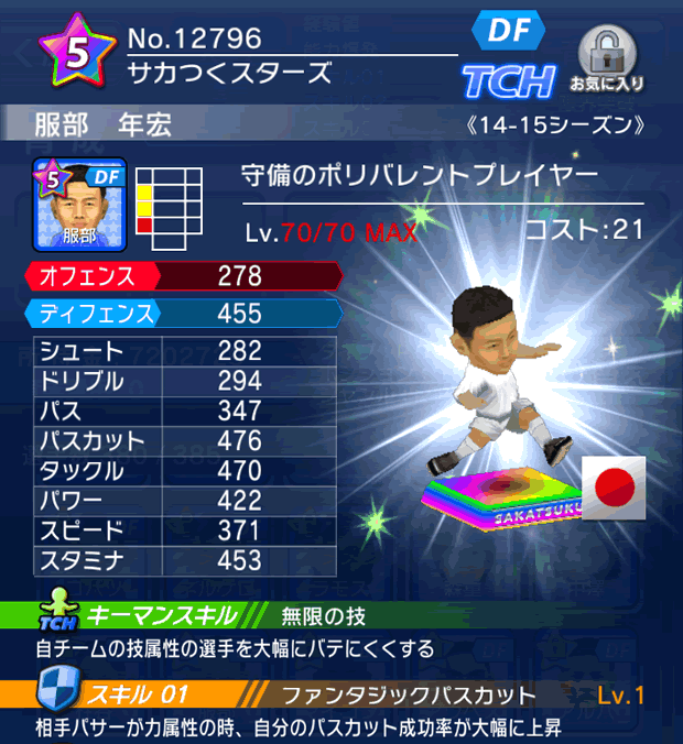 No.12796　服部年宏【14-15】