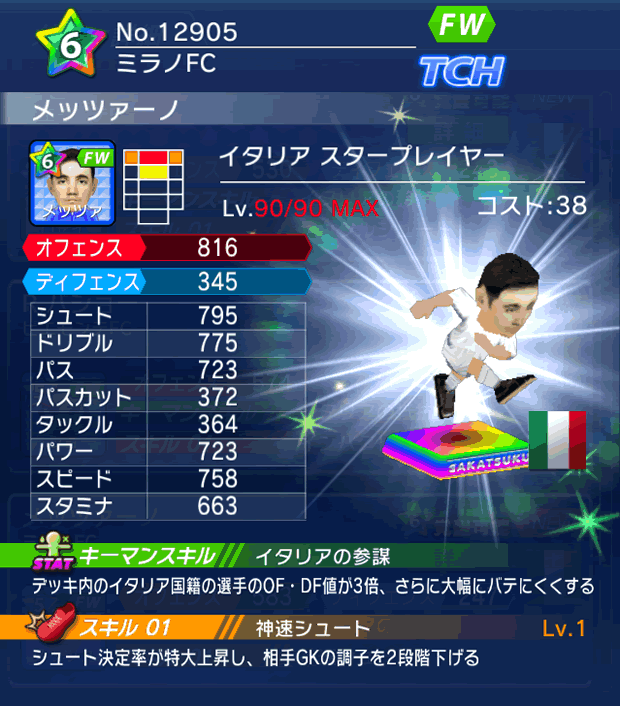 No.12905　メッツァーノ【IT・ST】