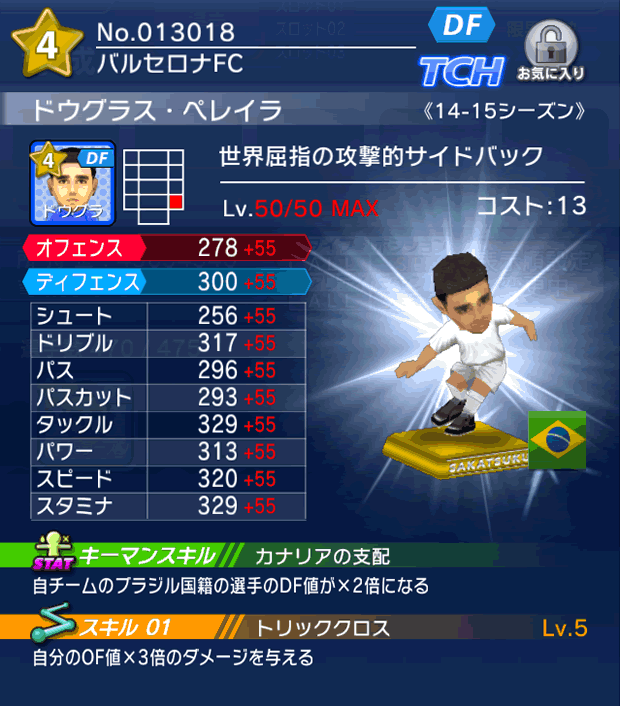 No.13018　ドウグラス・ペレイラ【14-15】