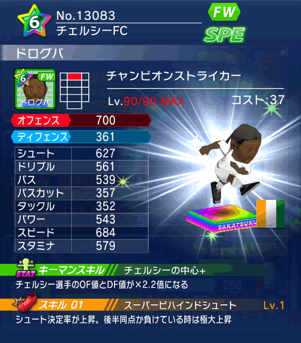 No.13083　ドログバ【CPストライカー】